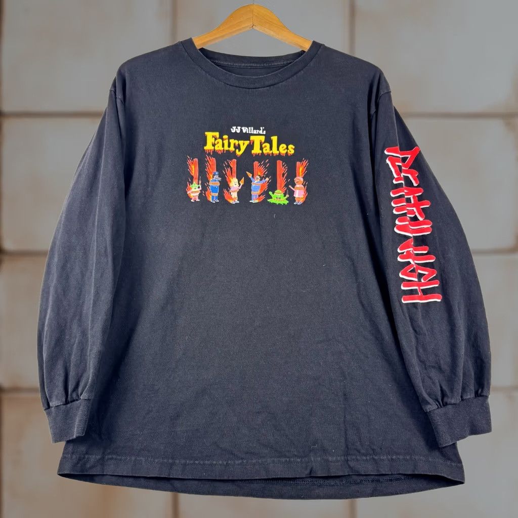 Vintage VINTAGE Deathwish Shirt L Black Y2K Deathwish Long Sleeve Graphic Print Skateboarding Shirt Mens Size US L / EU 52-54 / 3 - 1 Thumbnail
