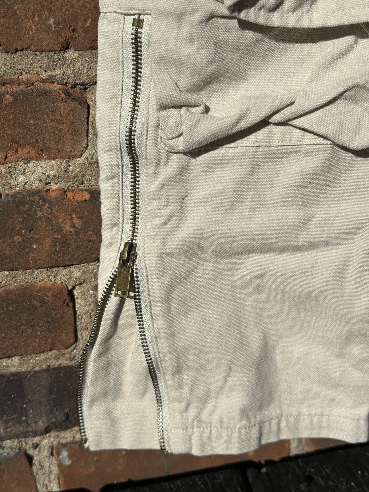 Kody Phillips Kody Phillips Cream Cargo Pants Size US 30 / EU 46 - 3 Thumbnail