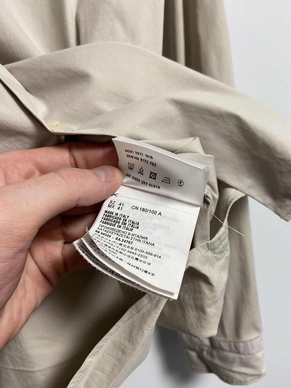 Prada Prada Milano Button Up Shirt Size US L / EU 52-54 / 3 - 9 Thumbnail