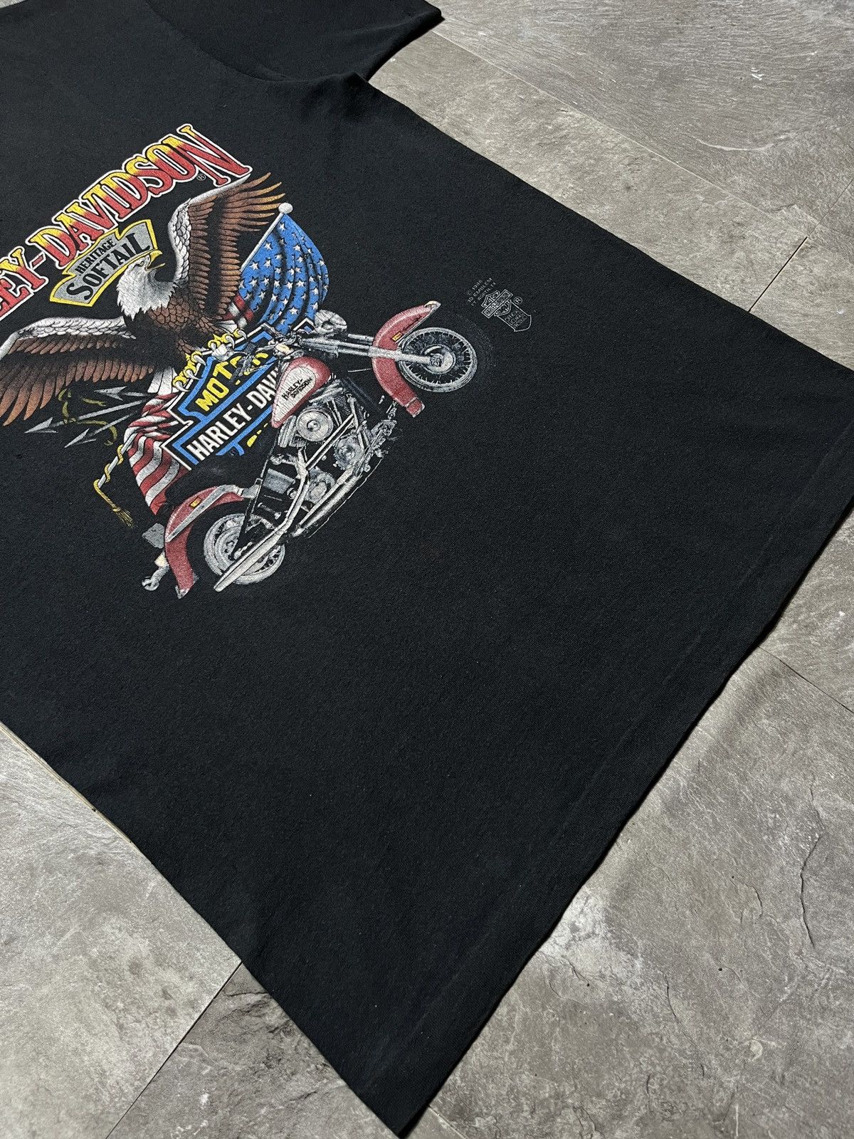 Harley Davidson Harley Davidson Vintage 1986 3D Emblem Eagle Motorcycles Size US M / EU 48-50 / 2 - 16 Thumbnail