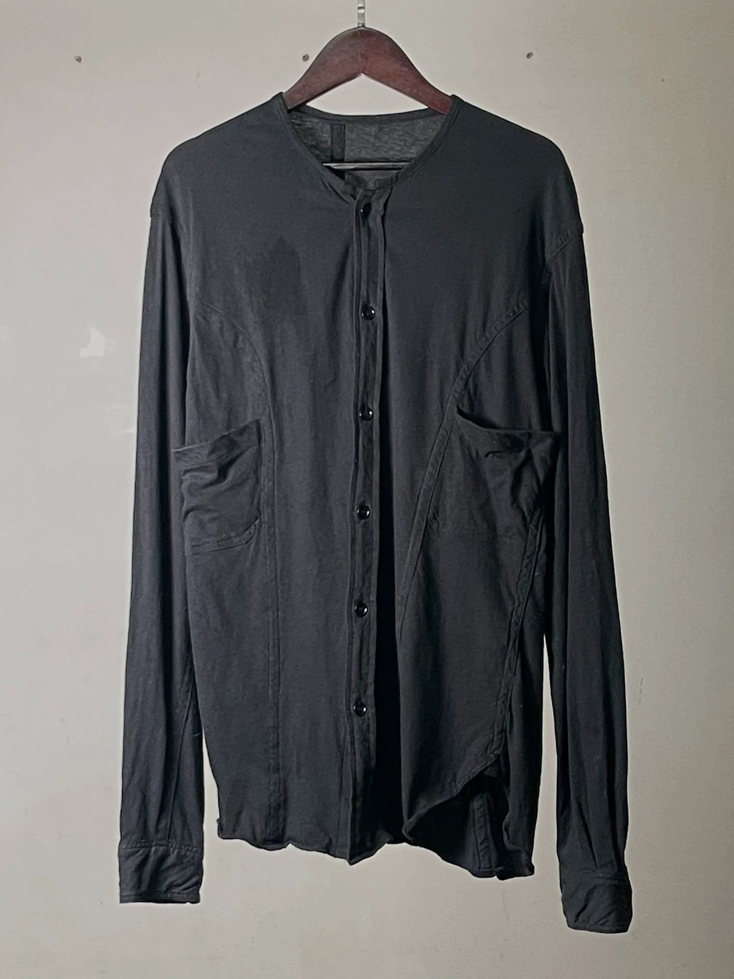 Yohji Yamamoto Yohji Yamamoto PourHomme S/S12 Stand Collar Shirt Size US M / EU 48-50 / 2 - 3 Thumbnail