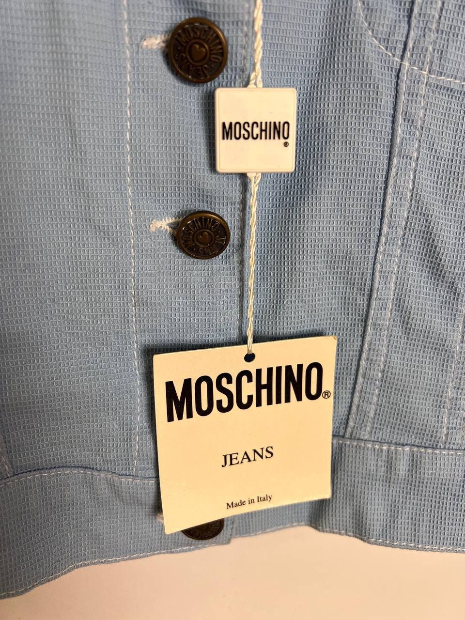 Designer × Moschino × Vintage Vintage Moschino Jeans Denim Jacket Size L / US 10 / IT 46 - 4 Thumbnail
