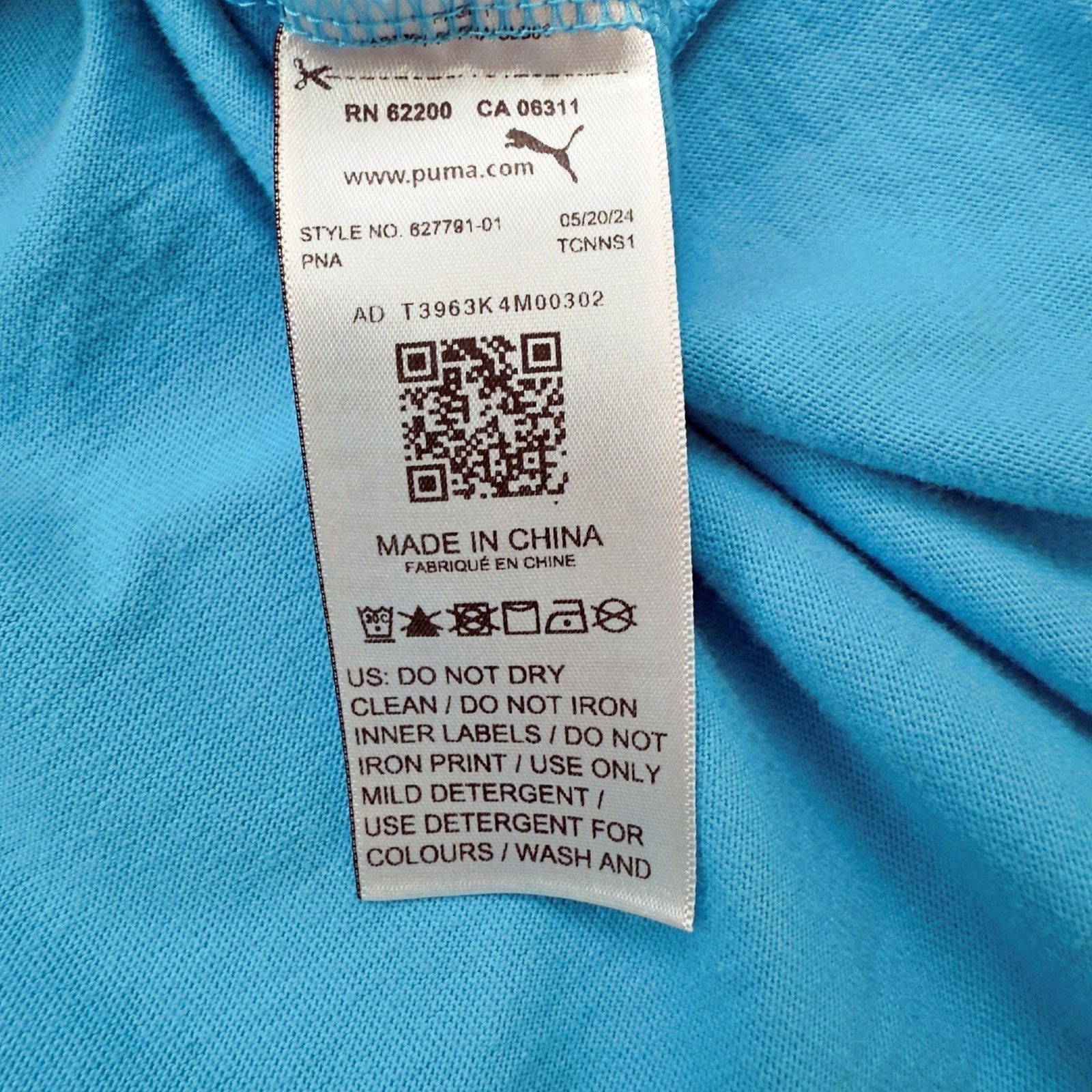 Puma Puma x Lamelo Ball Melo Spark Teal T-shirt Rare 1of1 Heem Size US L / EU 52-54 / 3 - 7 Thumbnail