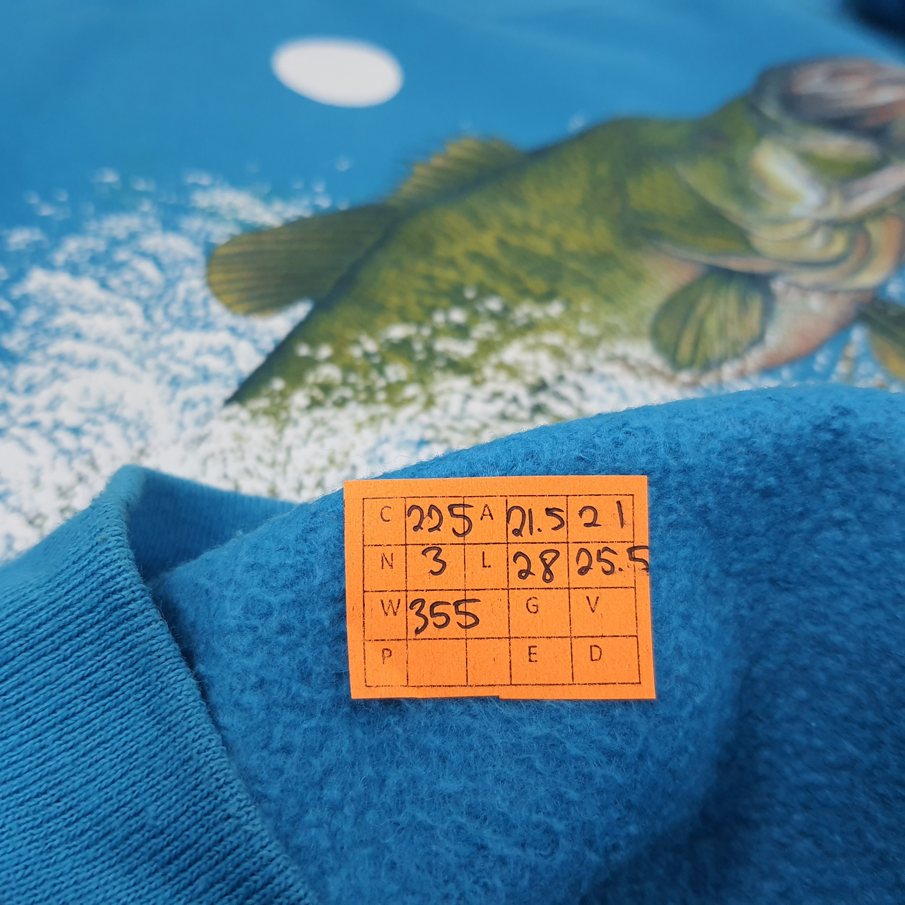 Jerzees Vintage Fishing Art 90s Sweatshirt C225N3 Size US M / EU 48-50 / 2 - 7 Thumbnail