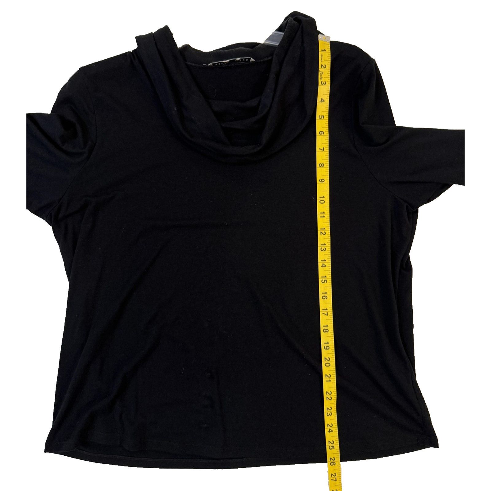Nygard Peter Nygard Blouse Womens XL Black Cowl Neck 3/4 Sleeve Size XL / US 12-14 / IT 48-50 - 5 Thumbnail