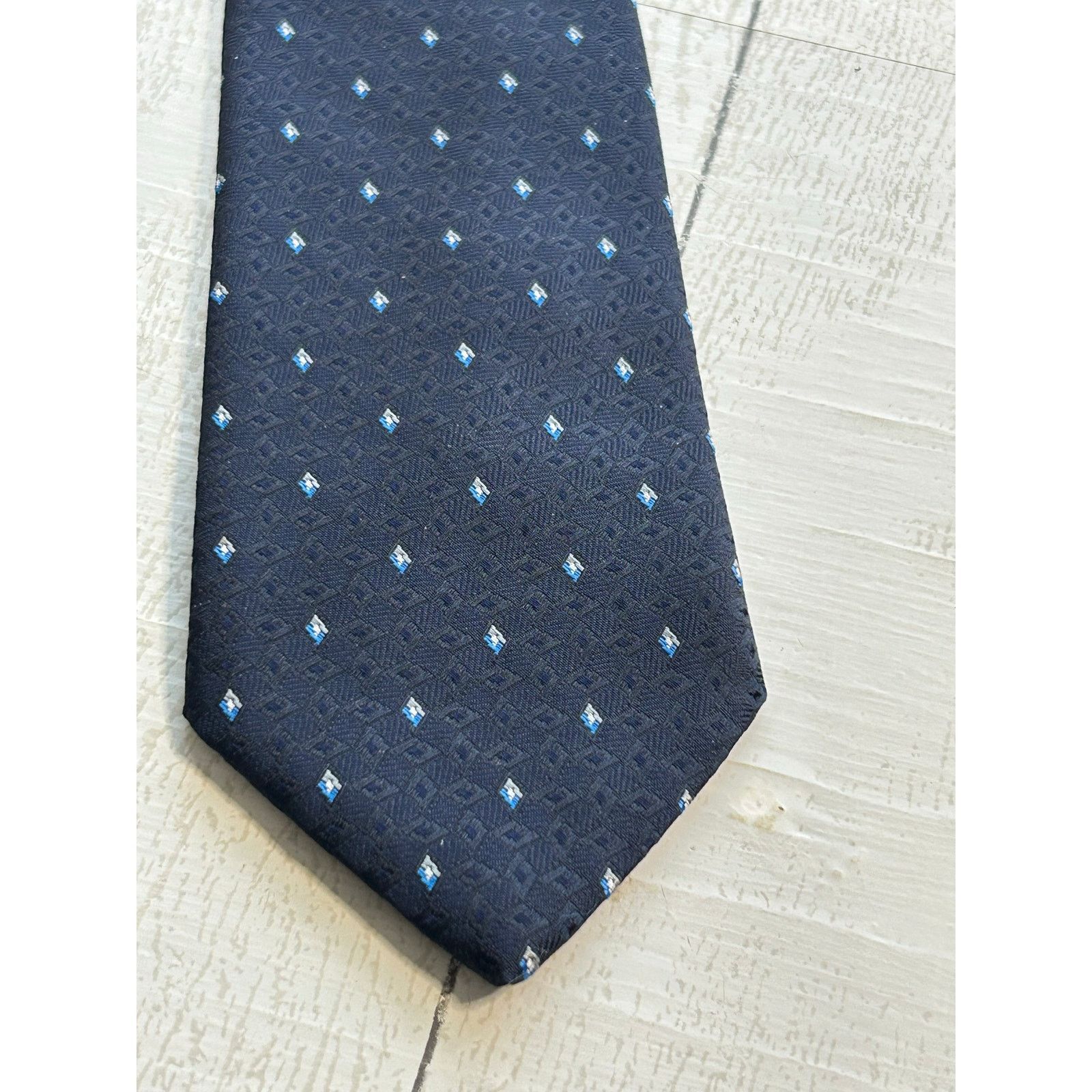 Other The American Edition Collection Tie Black Gray Blue Size ONE SIZE - 4 Thumbnail