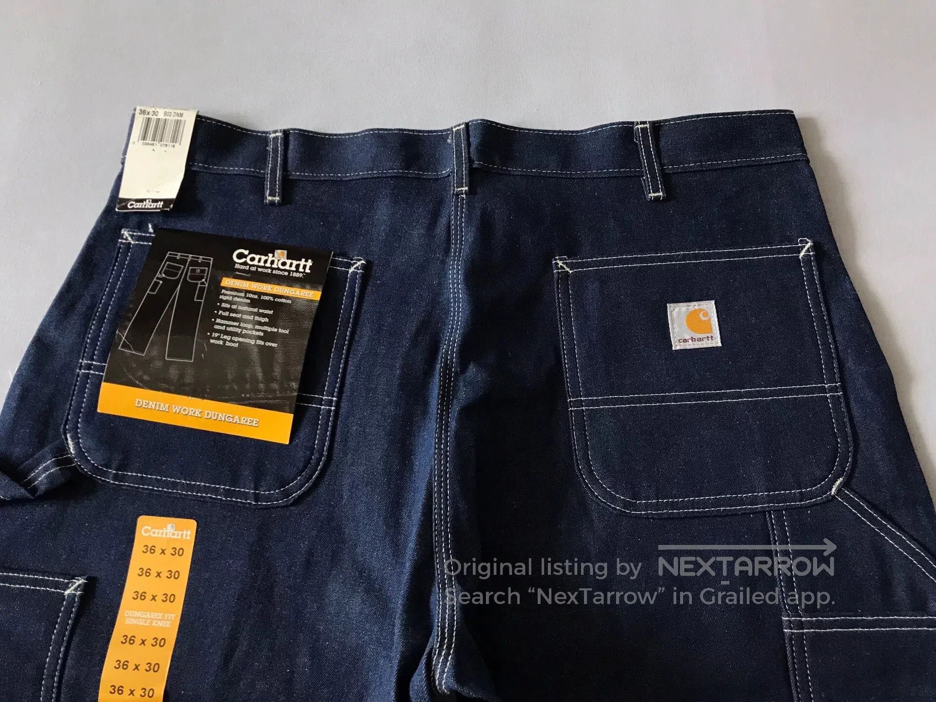 Carhartt Carhartt B03 Raw Denim Jeans W36L30. Size US 36 / EU 52 - 5 Thumbnail