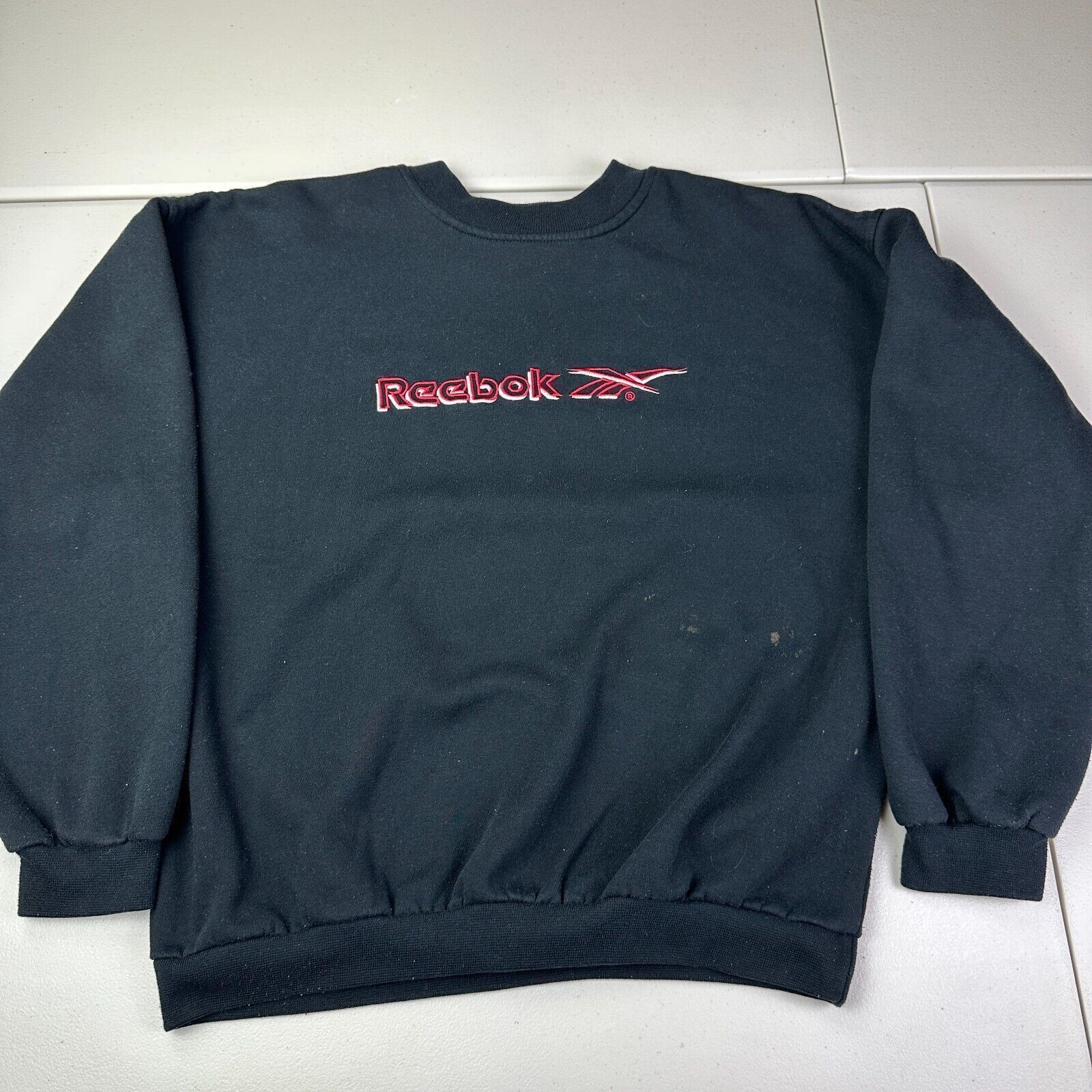 Reebok Vintage 90s Reebok Essentials Embroidered Sweatshirt Size M Size US M / EU 48-50 / 2 - 1 Thumbnail