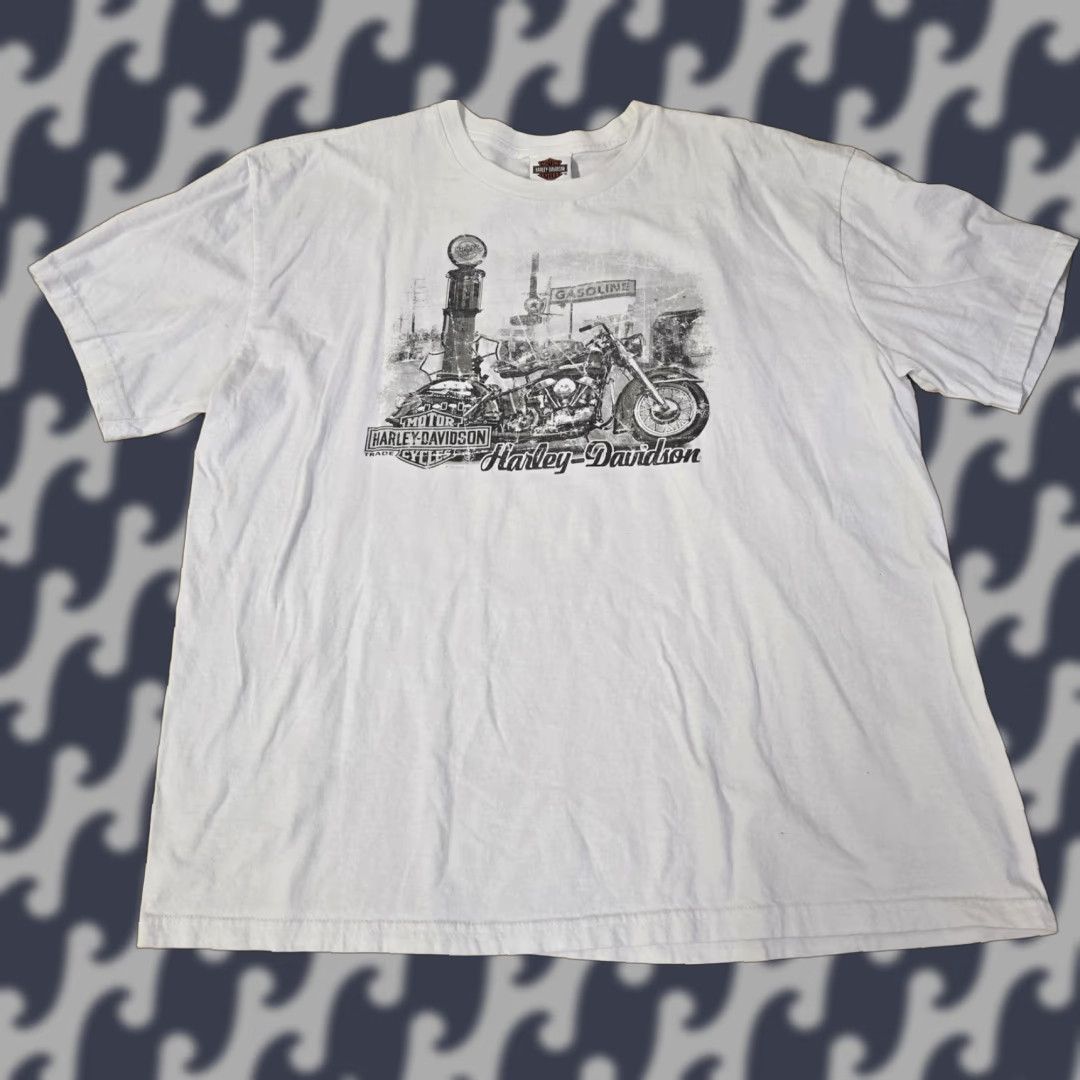 Harley Davidson Harley-Davidson Shirt Mens 2XL White San Diego California Graphic USA T-Shirt Short Sleeve Crew Neck Classic Size US XXL / EU 58 / 5 - 1 Thumbnail