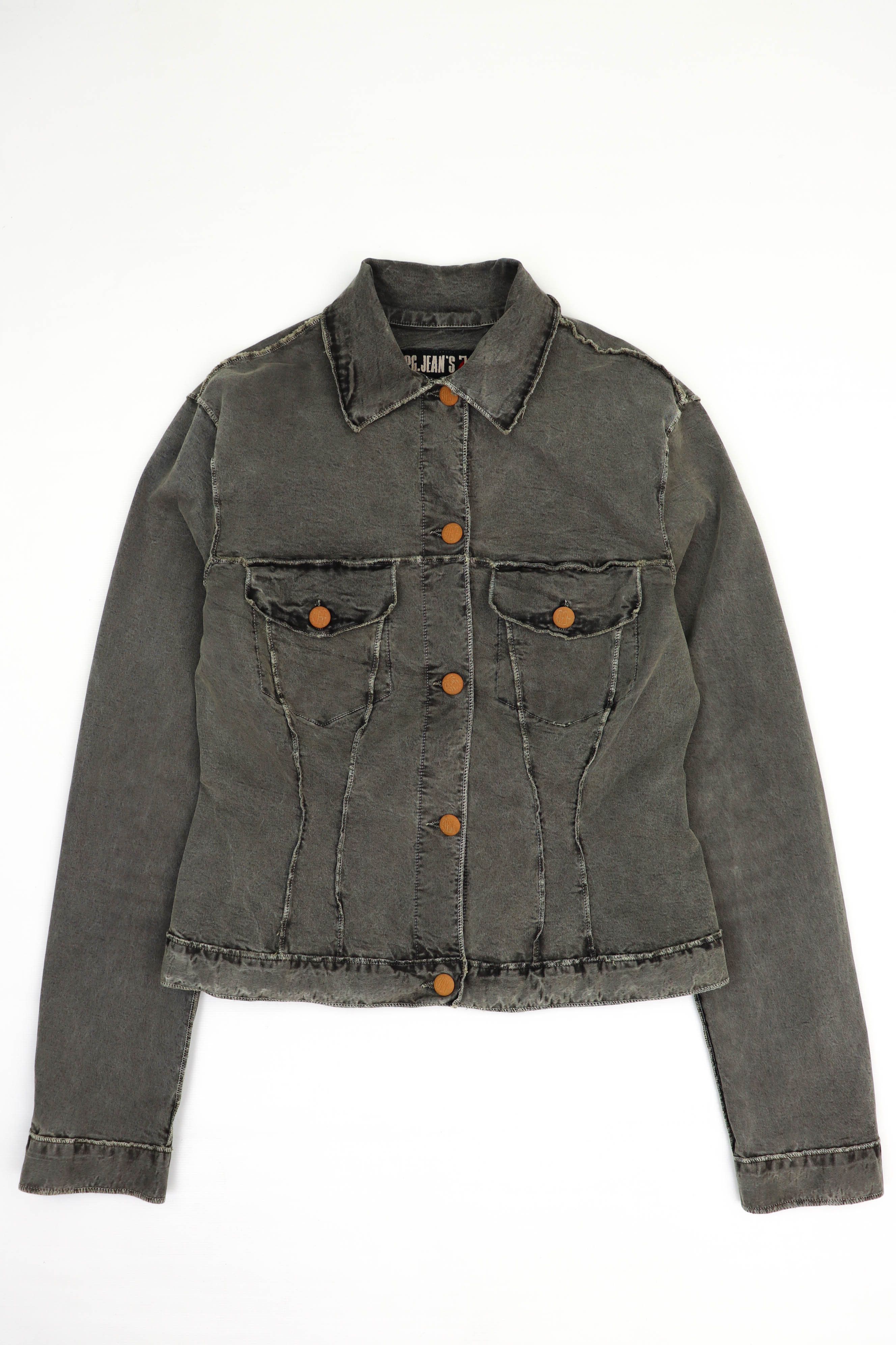 Vintage Jean Paul Gaultier Jpg Jean's Rusted Garment Dyed Jacket 