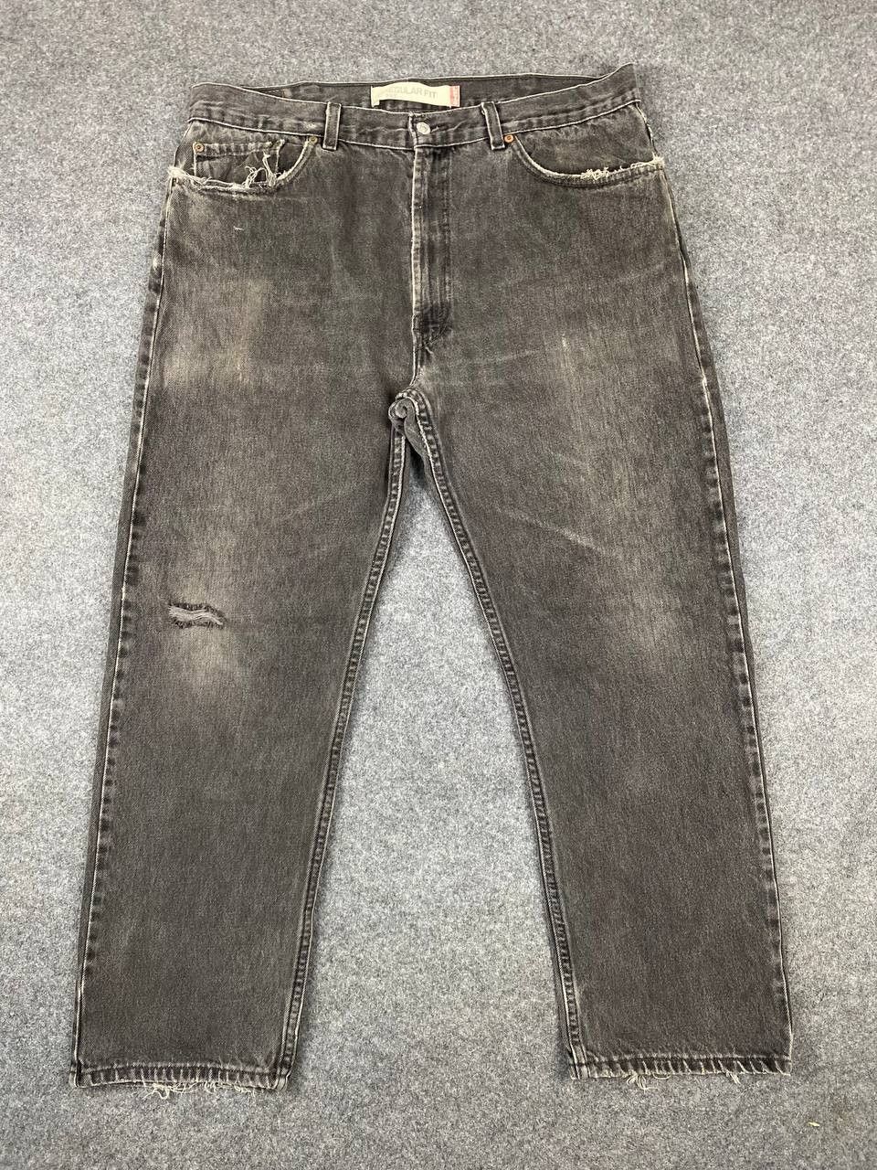 Levi's vintage levis 505 regular fit distressed denim nice design Size US 38 / EU 54 - 7 Thumbnail