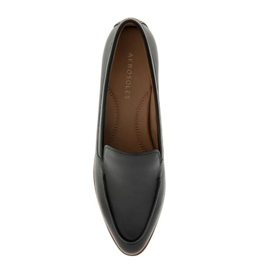 Other AEROSOLES / Emilia / Womens Black / Leather / Loafers / Size Size US 11 / IT 41 - 5 Thumbnail