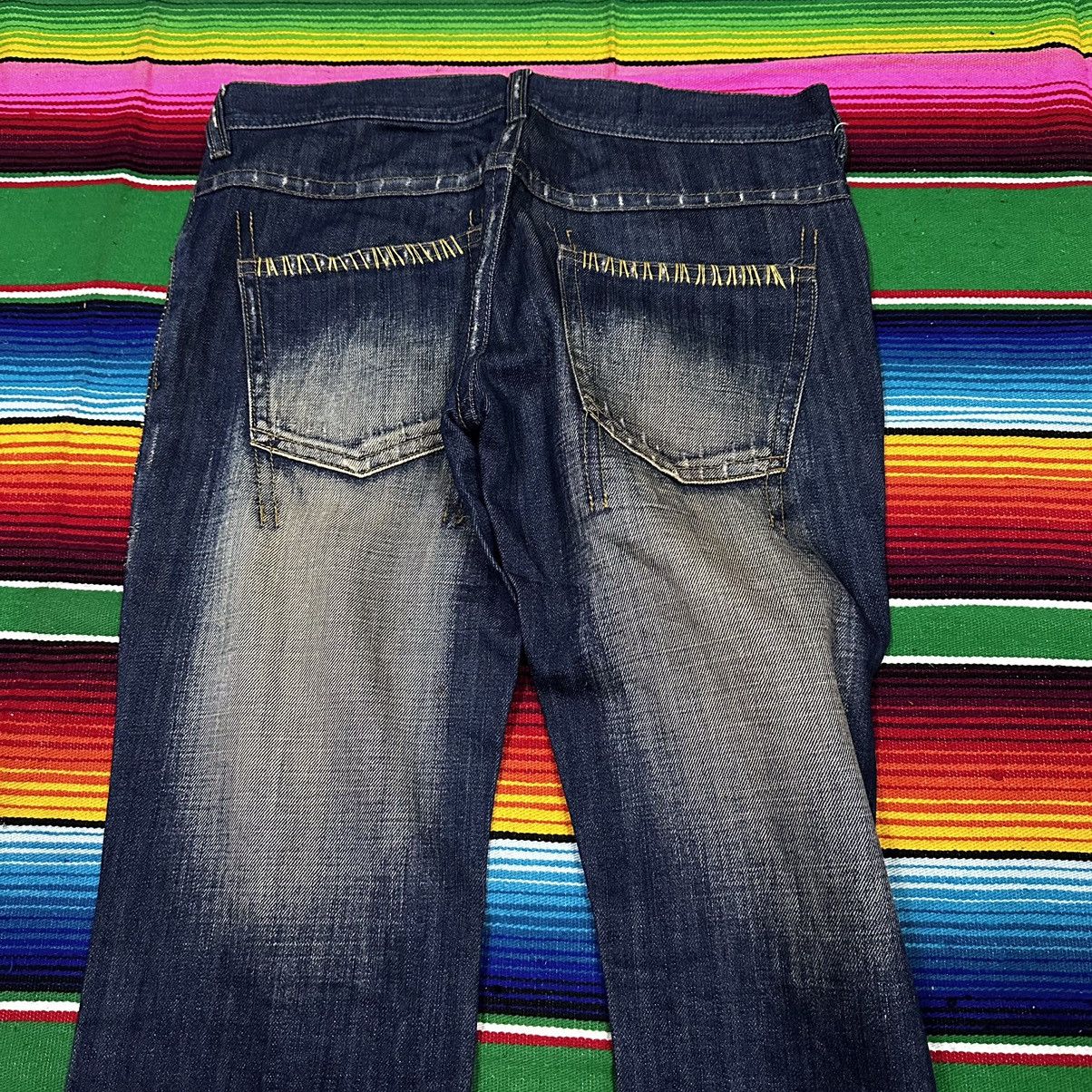Kapital 💥Distress Denim💥 Japanesebrand Midas Crazy Design💥 Size US 32 / EU 48 - 12 Thumbnail