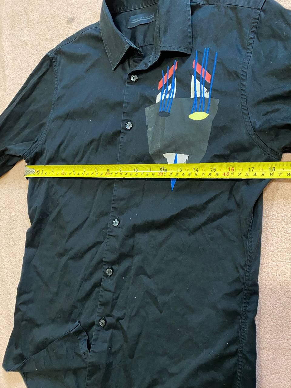 Diesel Black Gold Vintage Diesel Black Gold Classic Fit Button Up Shirt Size S Size US S / EU 44-46 / 1 - 10 Thumbnail