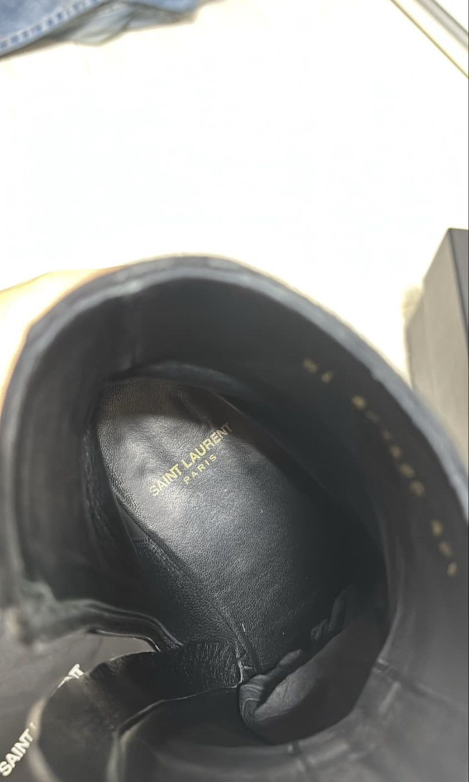 Saint Laurent Paris 22FW Vassili Suede Ankle Boots Size US 9.5 / EU 42-43 - 5 Thumbnail