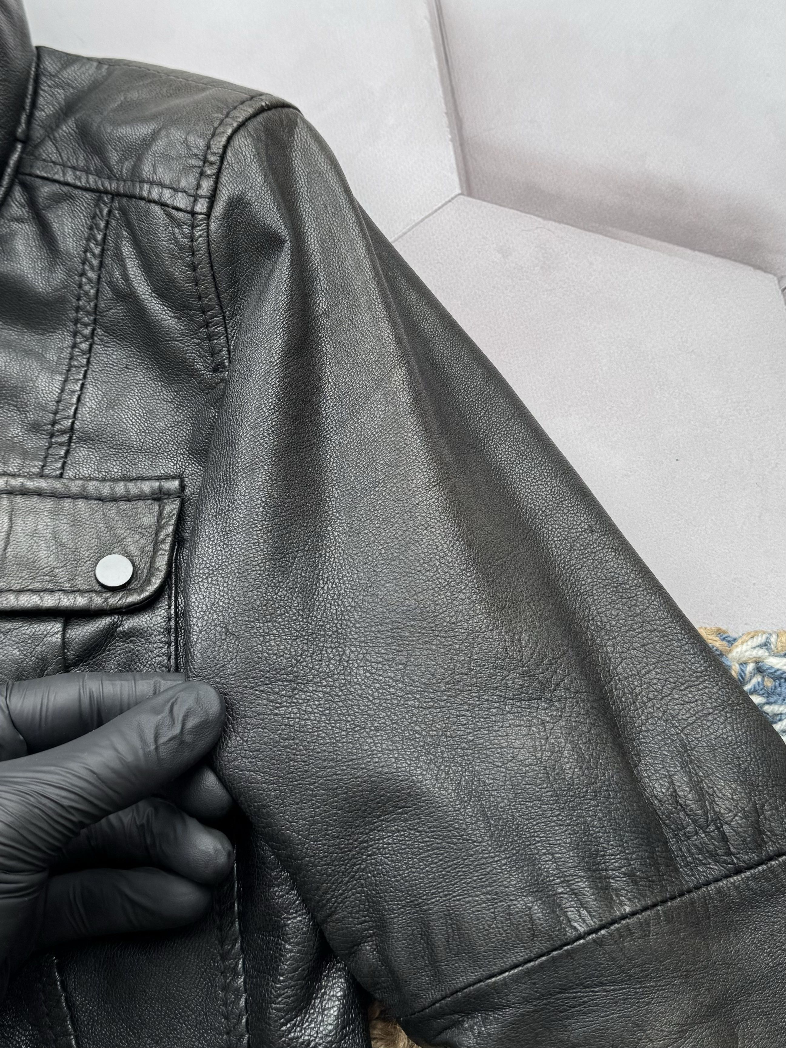Vintage Vintage Cropped Leather Jacket Size M / US 6-8 / IT 42-44 - 5 Thumbnail