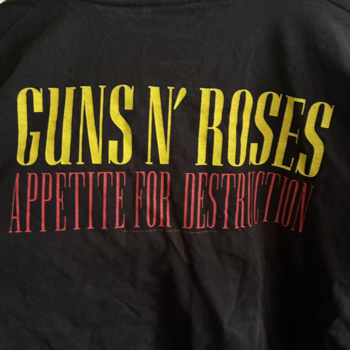 Band Tees Guns N Roses T-Shirt Punk Grunge ERD Rock Tee Back Print Size US XL / EU 56 / 4 - 4 Thumbnail