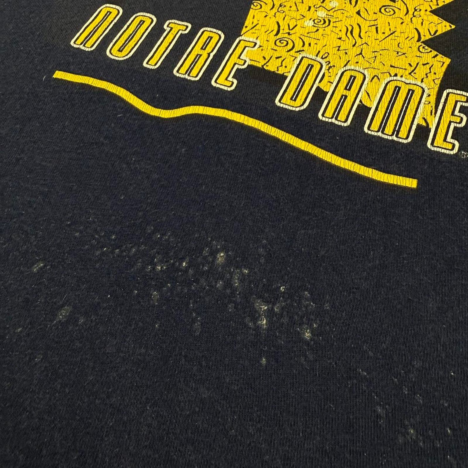 Champion Vintage 90s notre dame shirt tank top champion XL USA Size US XL / EU 56 / 4 - 5 Thumbnail