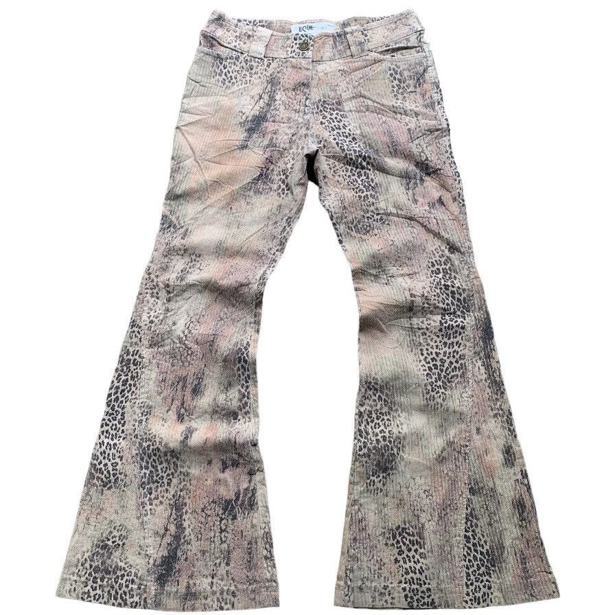 image of Archival Clothing Eque Esthete Flared Trouser in Brown, Women's (Size 28)