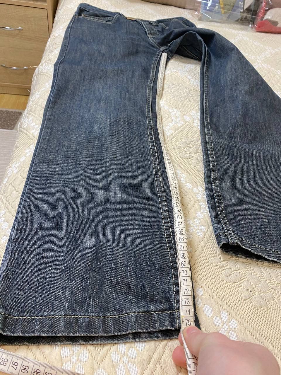 Lambretta 🔥 Lambretta Vintage Baggy Jeans Big Logo Drill Streetwear Size US 30 / EU 46 - 14 Thumbnail
