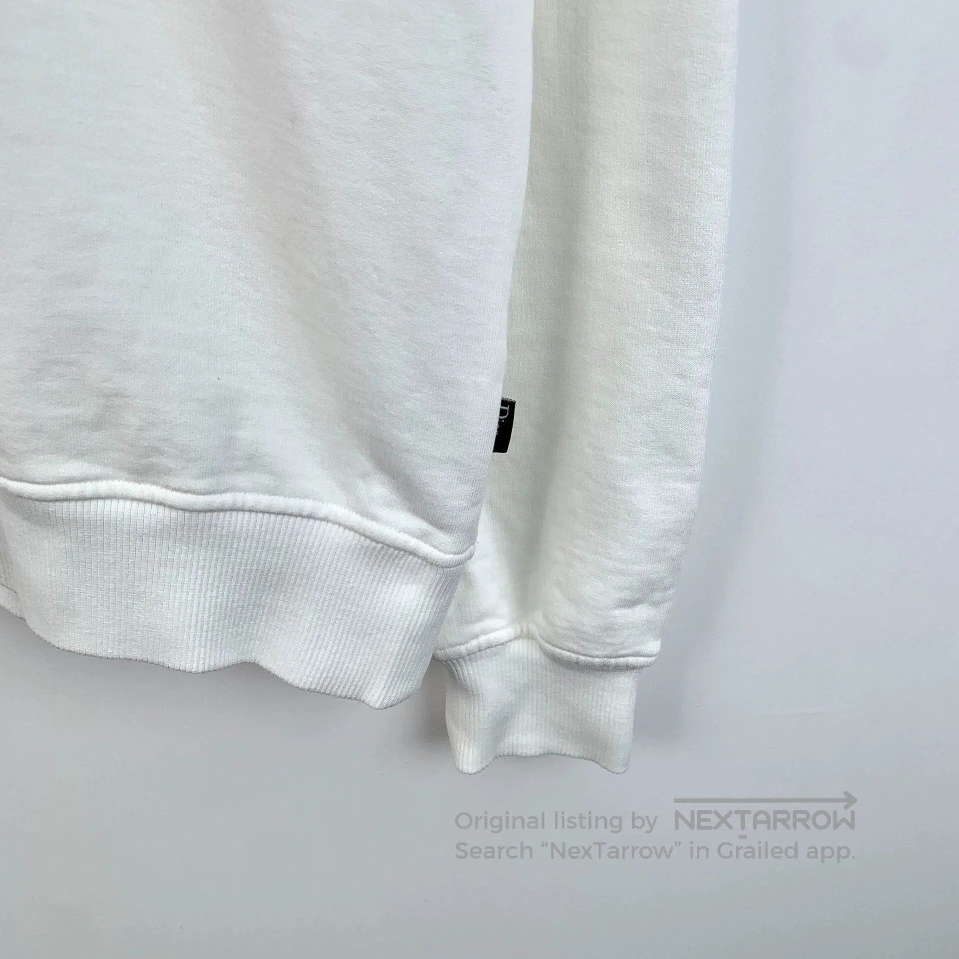 Dior white bee embellished long sleeve sweatshirt. Size US L / EU 52-54 / 3 - 4 Thumbnail