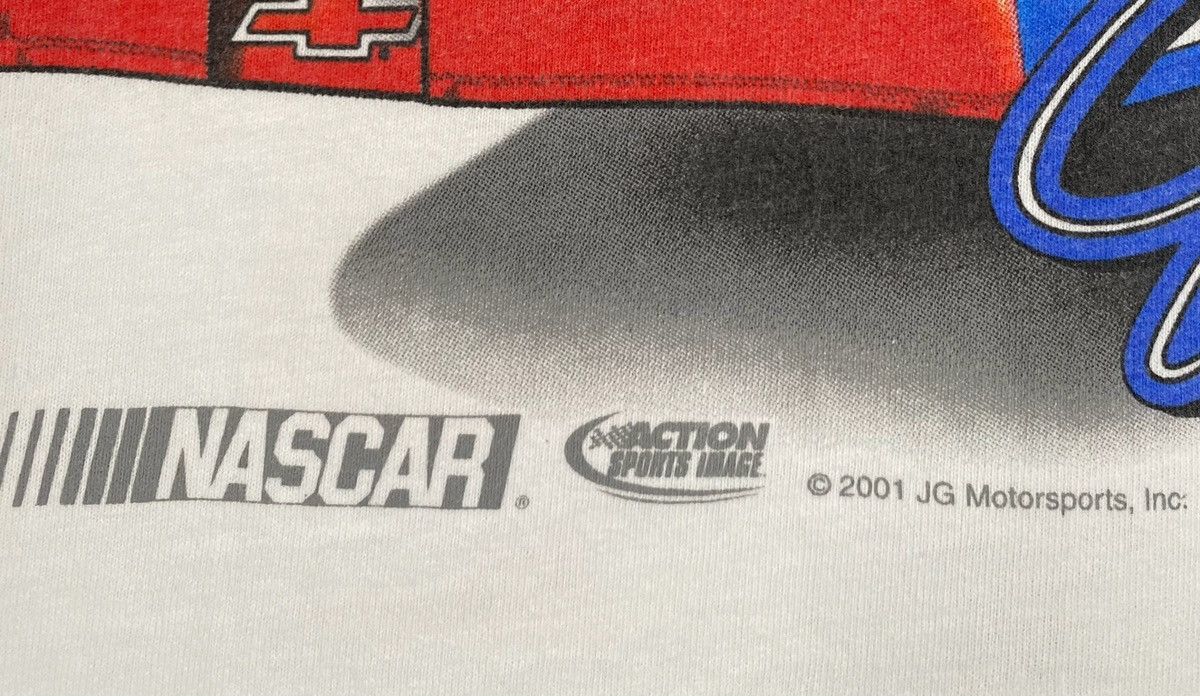 Chase Authentics VTG Nascar Jeff Gordon Burnin Track Double Sided T-Shirt 2XL Size US XXL / EU 58 / 5 - 5 Thumbnail