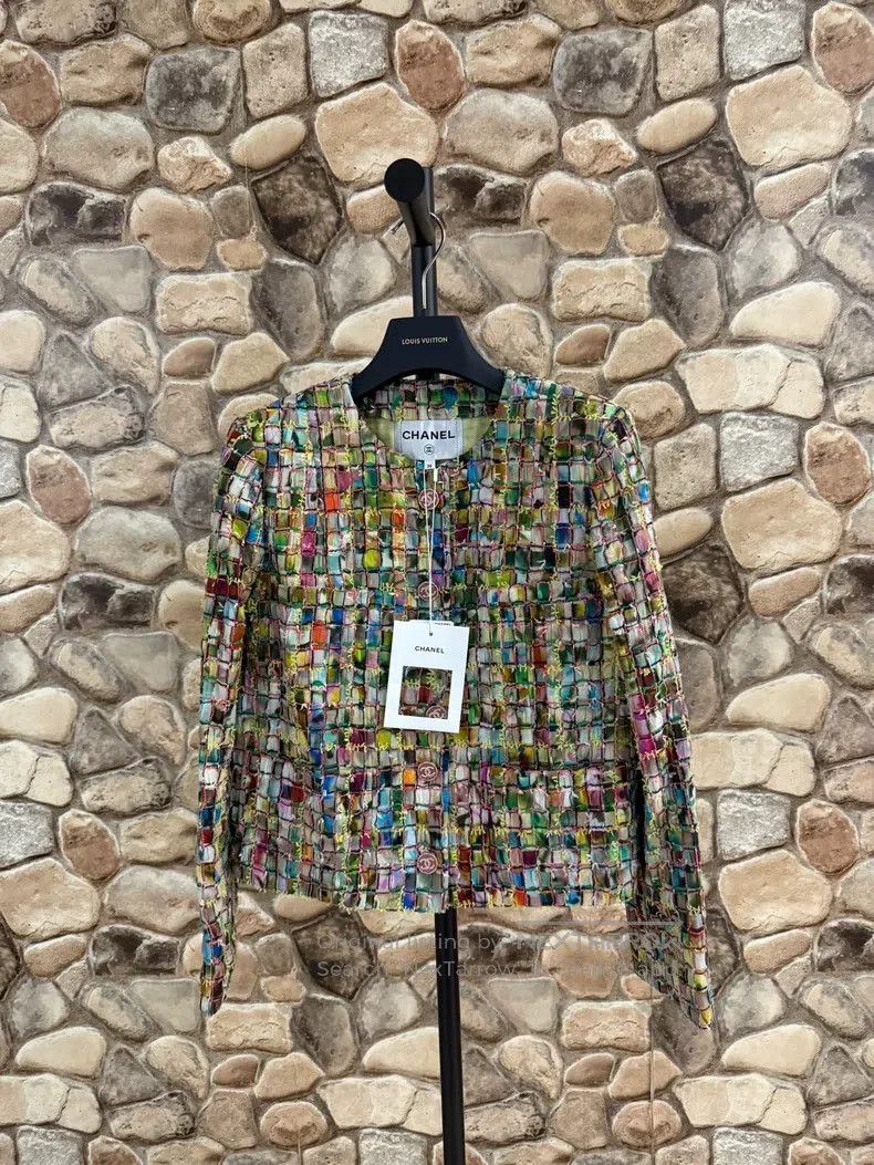 Chanel Chanel Colourful woven gemstone coat Size XS / US 0-2 / IT 36-38 - 1 Thumbnail
