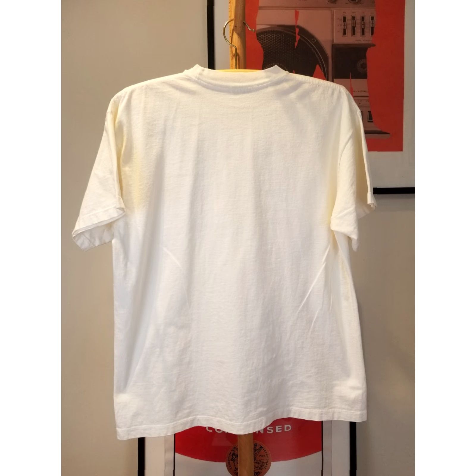 Everlast VINTAGE Everlast CHOICE OF CHAMPION T-SHIRT White Cotton Crew Neck Short Sleeve SZ Large Mens 1980s 90s Logo Pockets Gym Cotton T-Shirt Size US L / EU 52-54 / 3 - 6 Thumbnail