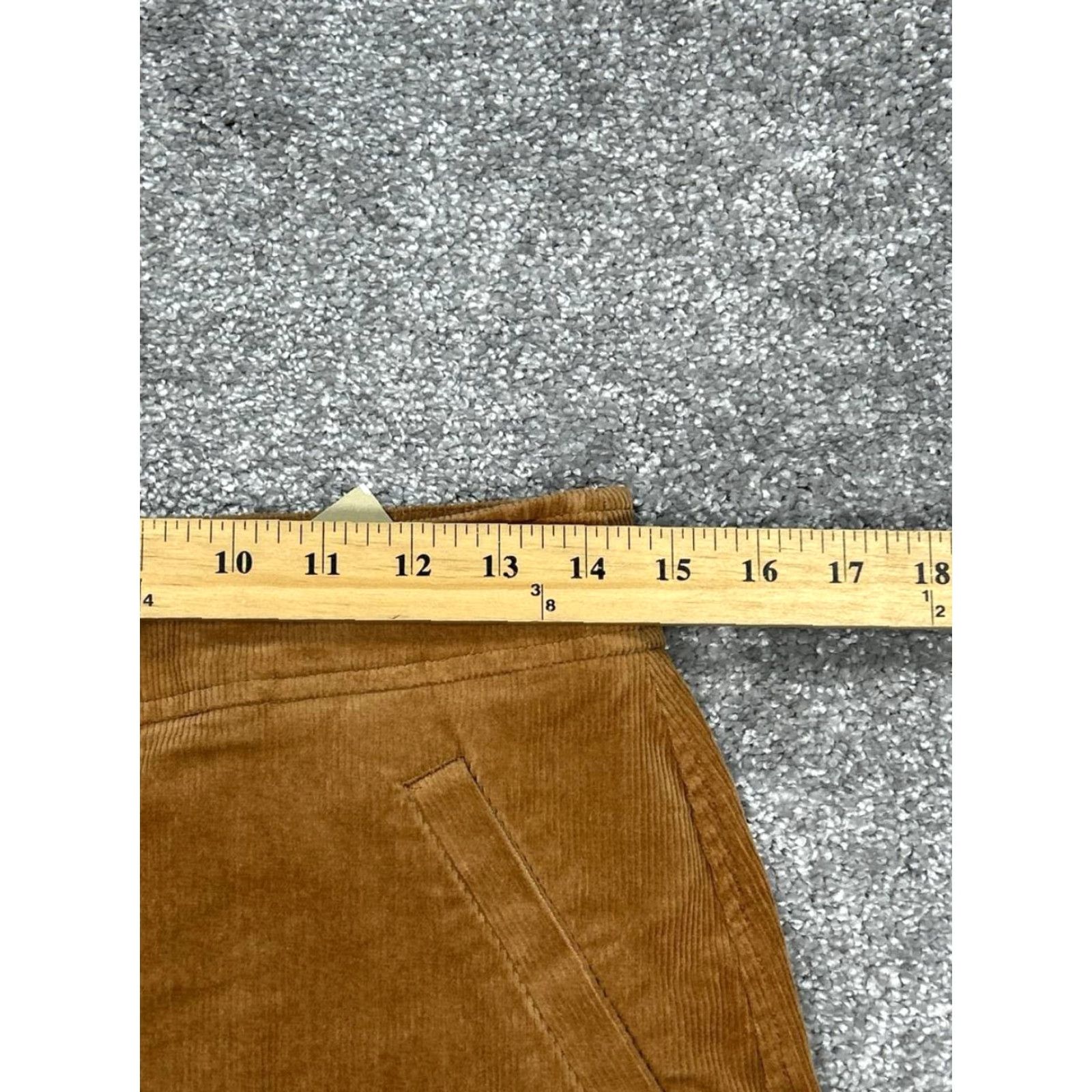 Loft VINTAGE Loft Skirt Womens 0 Petite Tan Brown Corduroy Short NEW Size 25" / US 0 / IT 36 - 4 Thumbnail