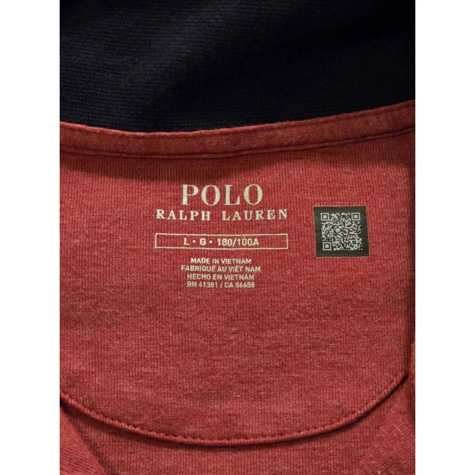 Polo Ralph Lauren Polo Ralph Lauren Sweater Men's Large Heather Red Mockneck Double Knit 1/4 Snap Size US L / EU 52-54 / 3 - 7 Thumbnail