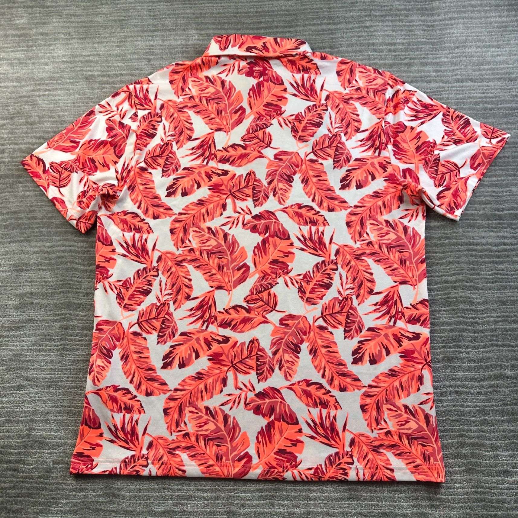 Under Armour Under Armour Polo Shirt Mens L Orange Floral Golf All Over Print Playoff Size US L / EU 52-54 / 3 - 3 Thumbnail
