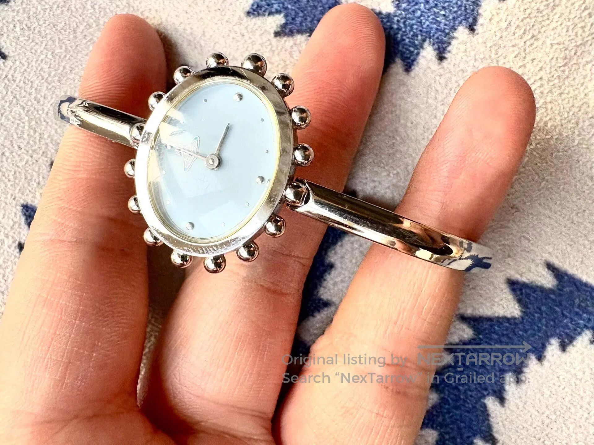 Vivienne Westwood Vivienne Westwood Blue Flower Watch Bracelet. Size ONE SIZE - 3 Thumbnail