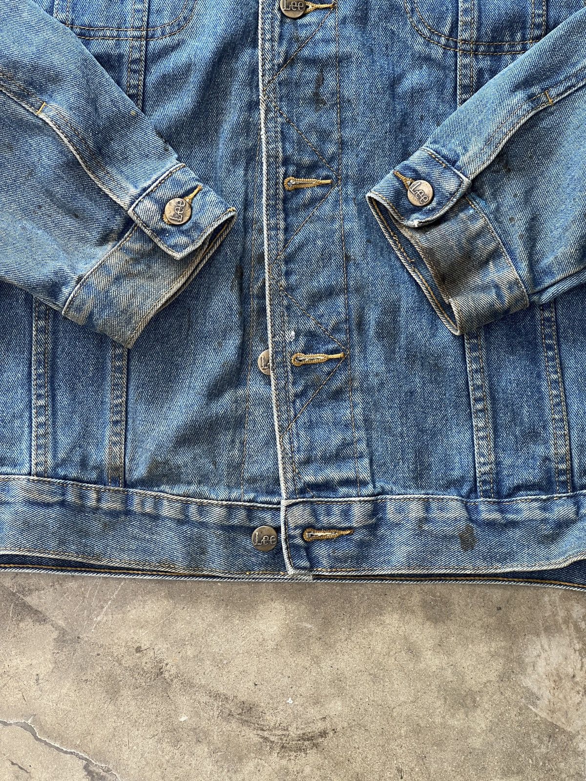 Vintage Vintage Tractor Service Denim Lee Jacket Large Size US L / EU 52-54 / 3 - 7 Thumbnail