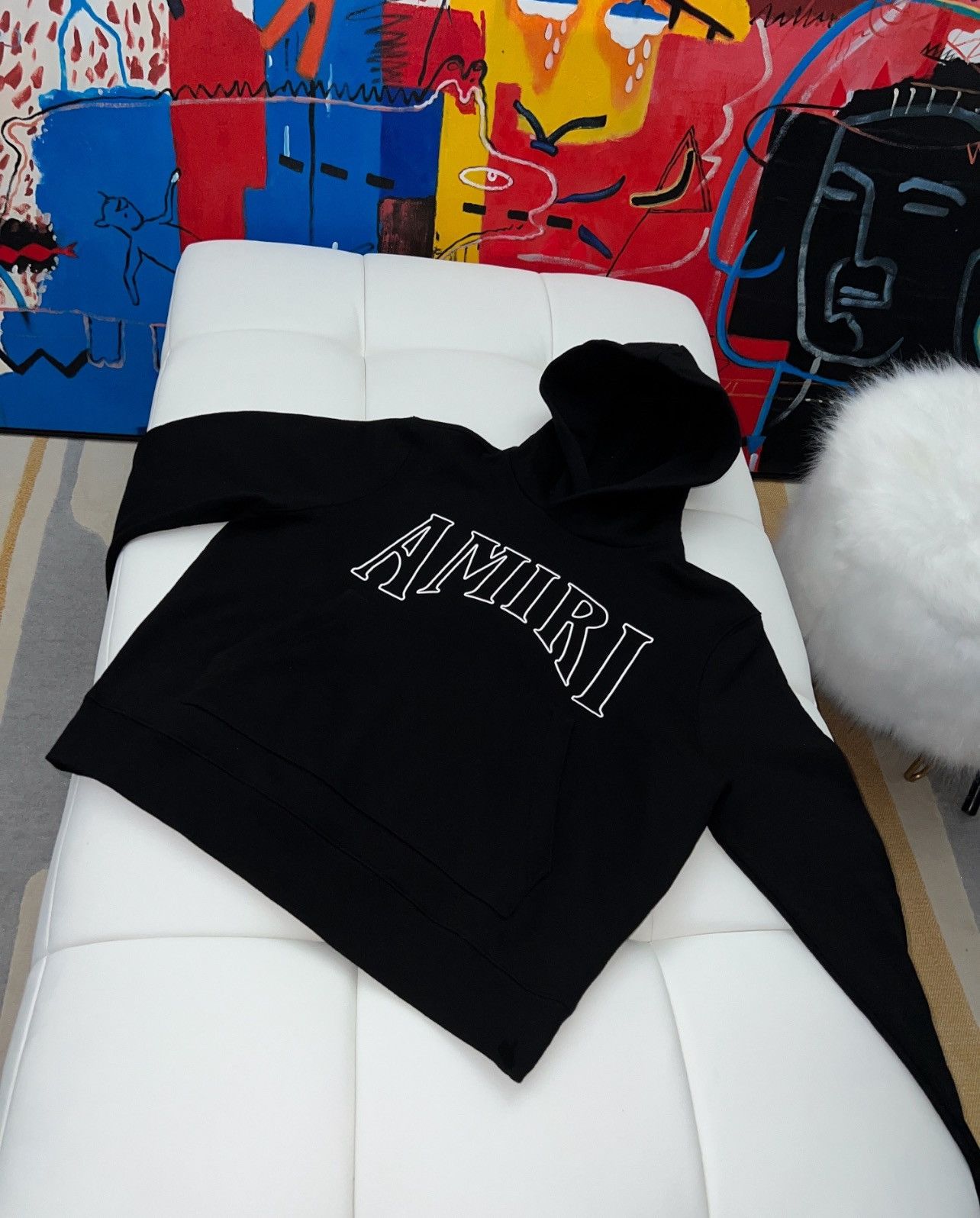 Amiri logo hoodie