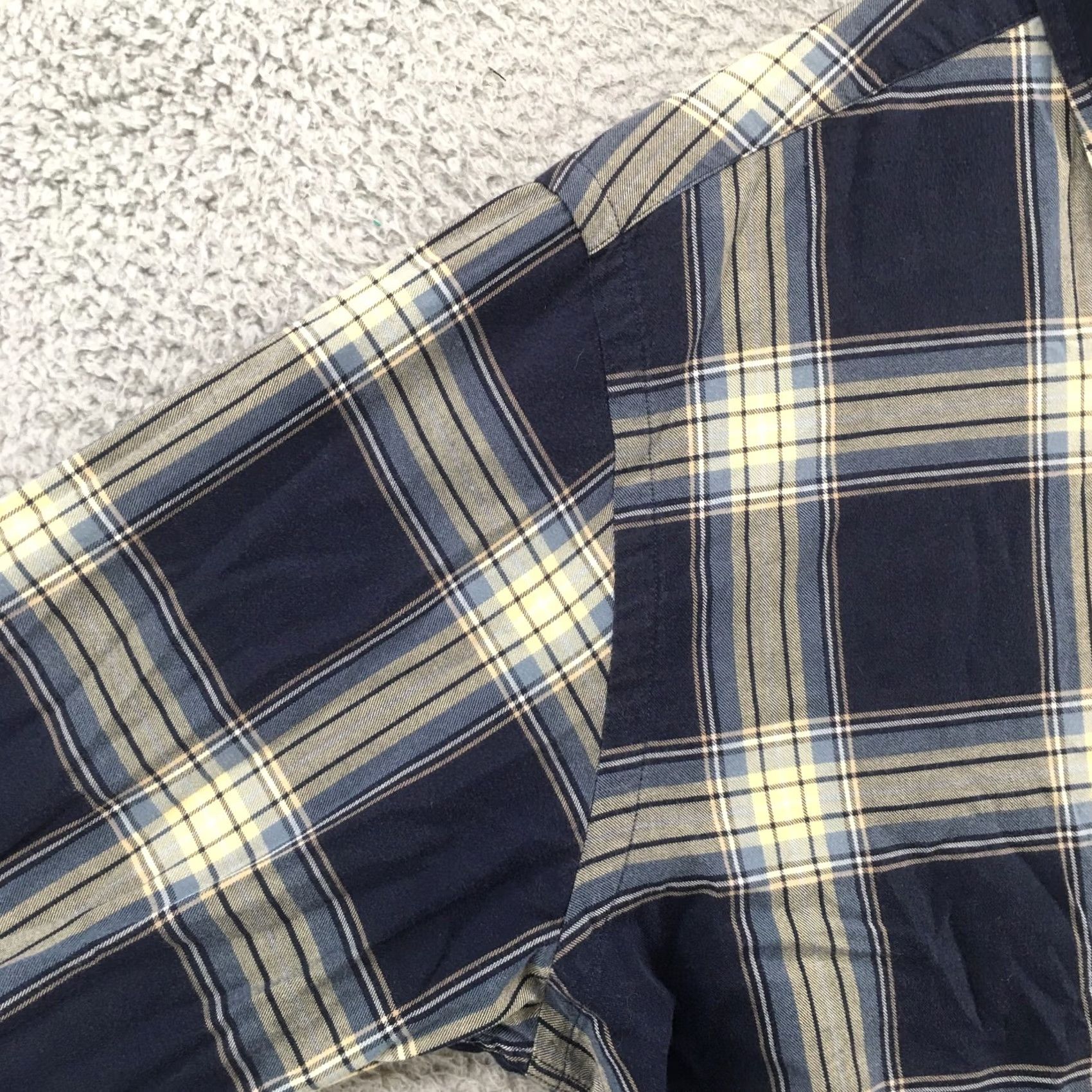 Nautica Nautica Button Down Long Sleeve Shirt Mens Medium Blue Cotton Plaid Chest Pocket Shirt Size US M / EU 48-50 / 2 - 4 Thumbnail