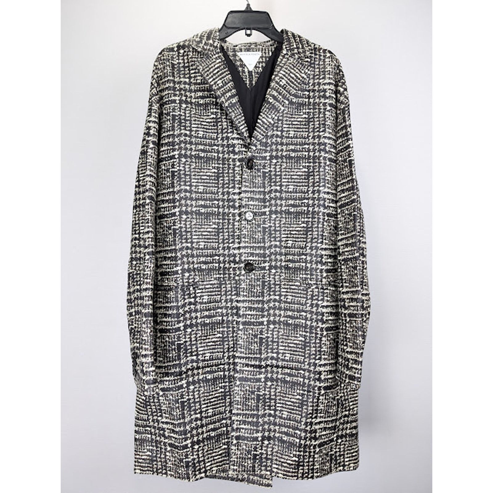 Bottega Veneta o1rshd1 Doucle Prince Of Wales Coat in White/Fondant/Camel Size US M / EU 48-50 / 2 - 2 Thumbnail