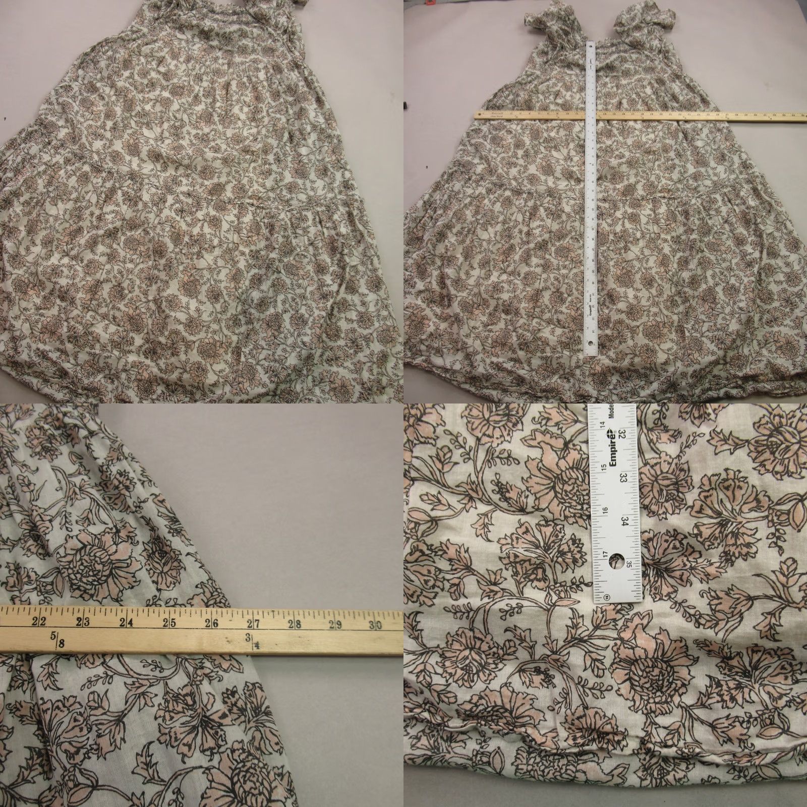 J. Jill J Jill Dress Womens S Short Sleeve Lightweight Floral Crew Neck Pullover Dress Size S / US 4 / IT 40 - 8 Thumbnail