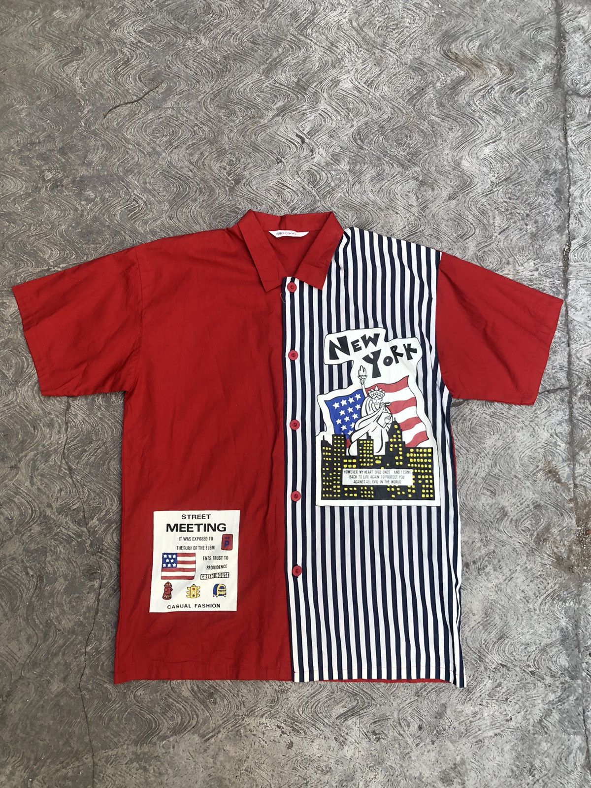 Japanese Brand Japanese Poem Gothic Button Shirt Yohji Yamamoto Style Size US L / EU 52-54 / 3 - 1 Thumbnail