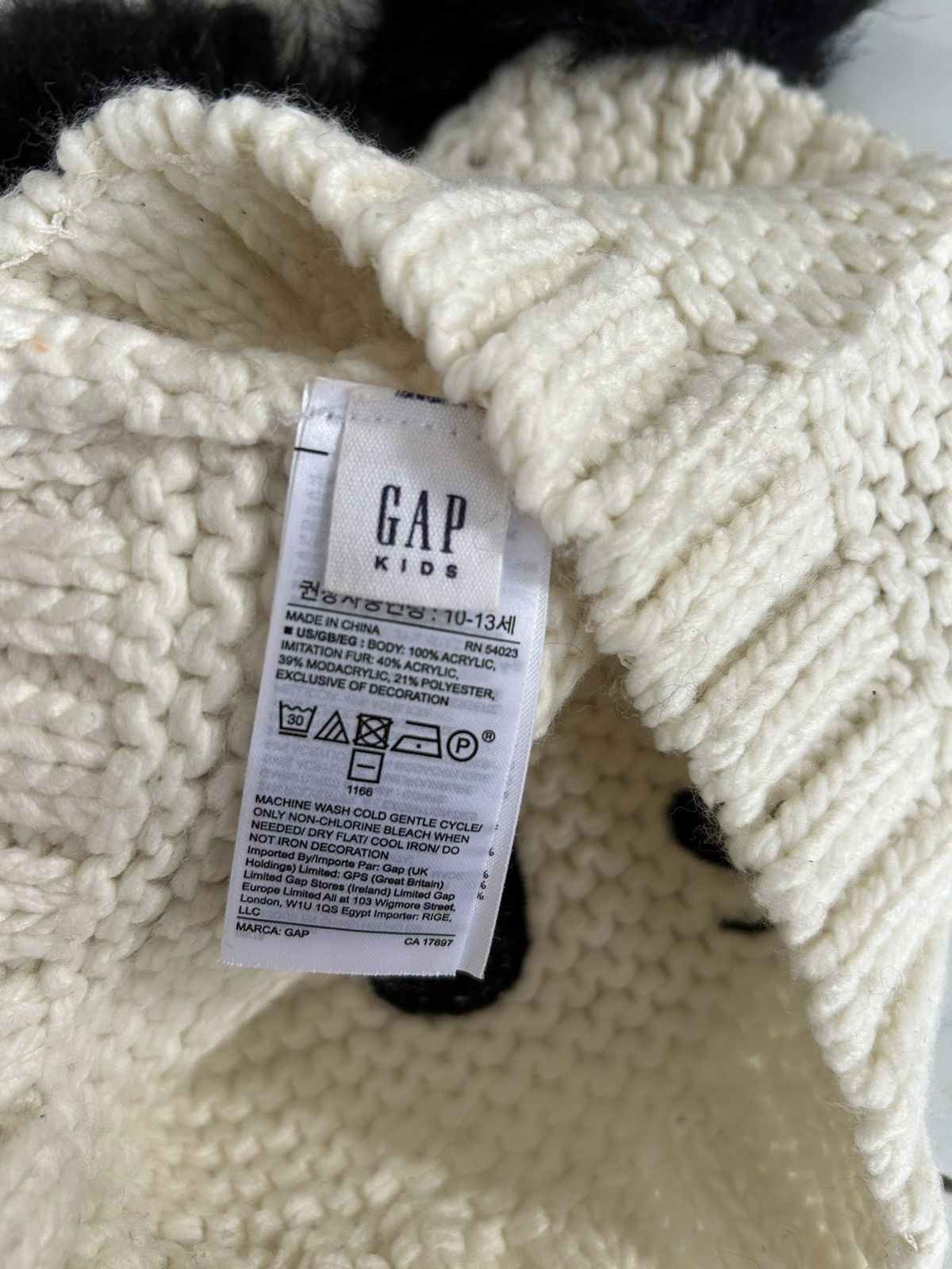 14th Addiction × Japanese Brand × Le Grande Bleu (L.G.B.) Bunny HOrn Devil Knitted Beanie Hats Brand Gap 🔥 Size ONE SIZE - 6 Thumbnail