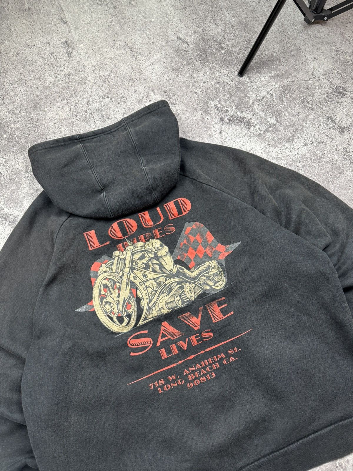 West Coast Choppers Vintage West Coast Choppers Distressed Faded Zip Hoodie Y2K Size US XL / EU 56 / 4 - 8 Thumbnail