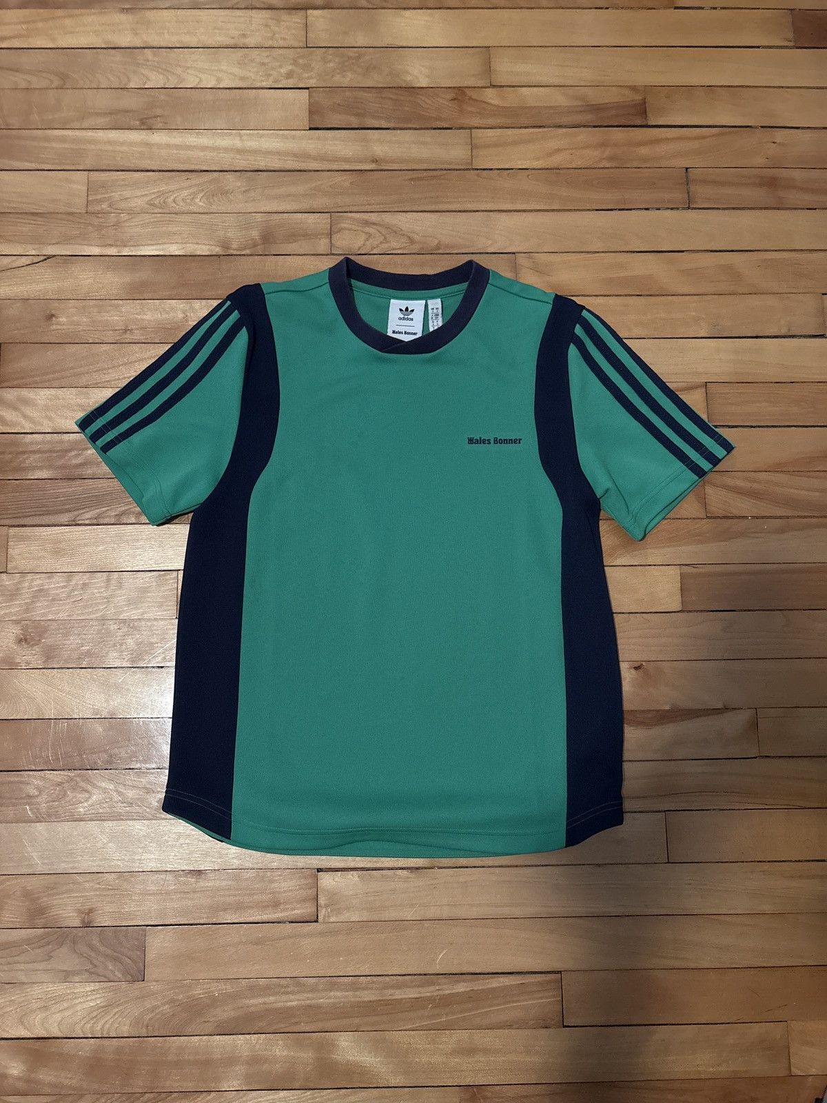 Adidas × Wales Bonner Wales Bonner x Adidas green soccer jersey t shirt Size US S / EU 44-46 / 1 - 1 Thumbnail