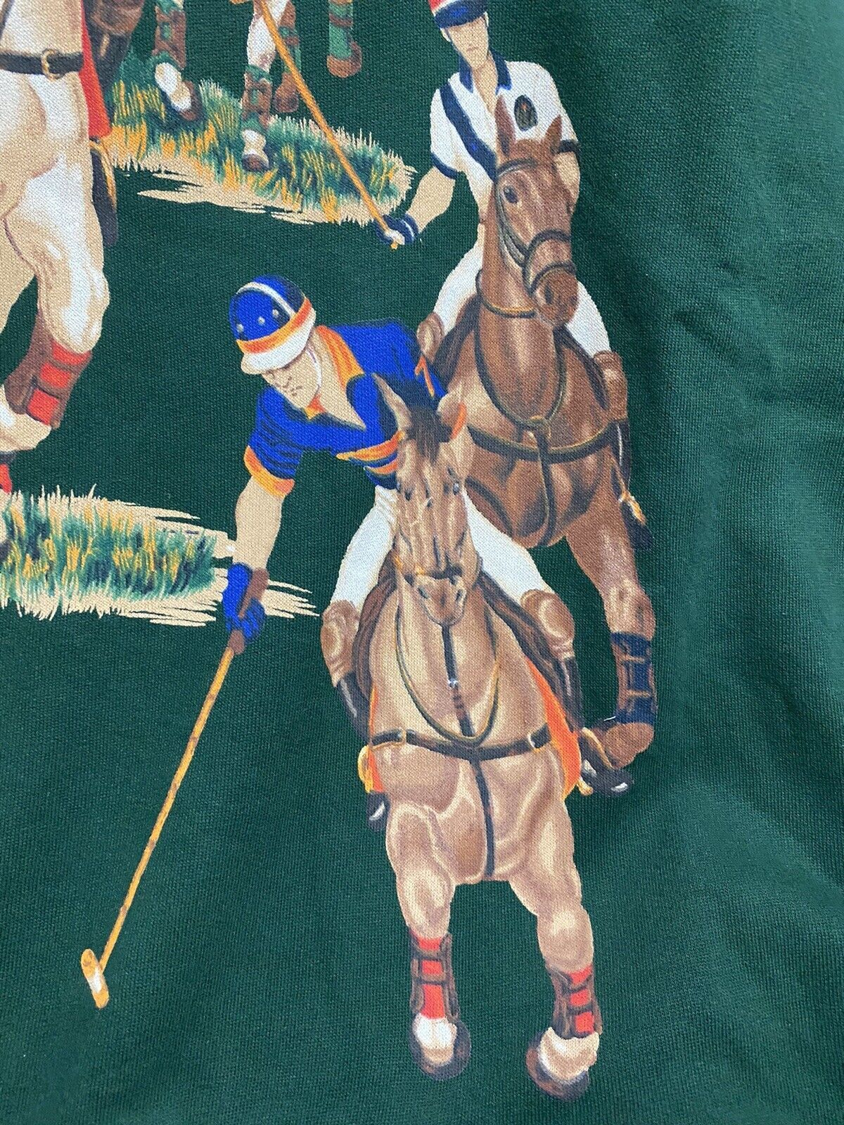 Polo Ralph Lauren Polo Ralph Lauren 5 Horsemen Green Hoodie size Large Size US XL / EU 56 / 4 - 5 Thumbnail