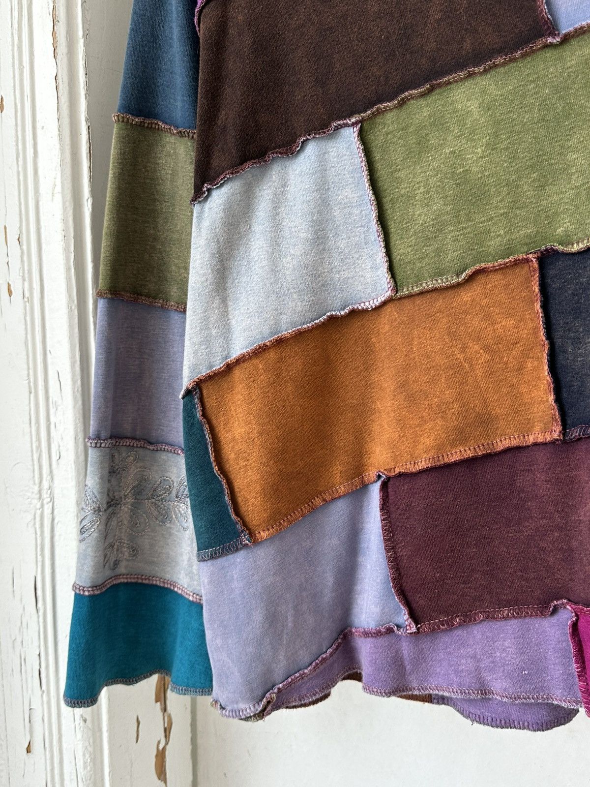 Vintage Sewn in Pieces Multicolor Jumper