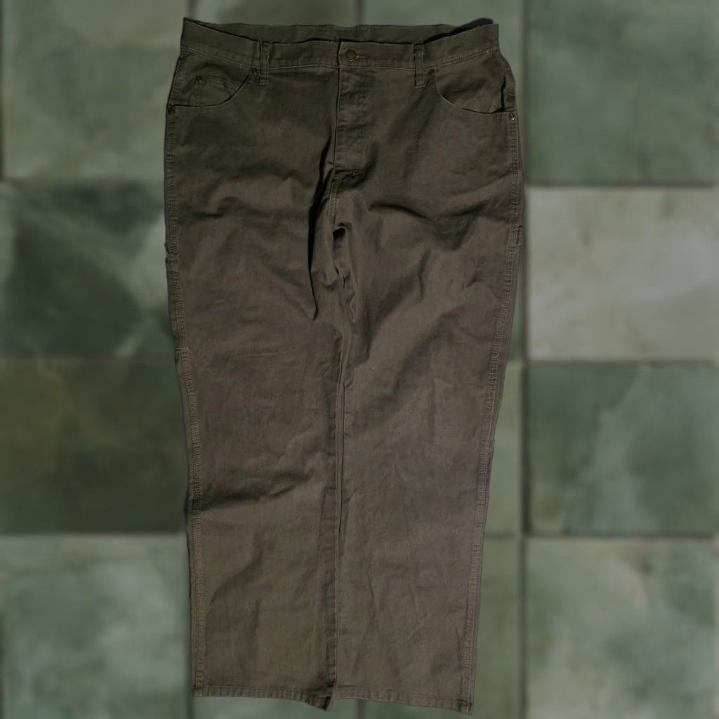 Dickies VINTAGE Dickies Carpenter Pants Mens 38x32 Brown Canvas Workwear Baggy Skater 90s/2000s Mens Size US 38 / EU 54 - 1 Thumbnail