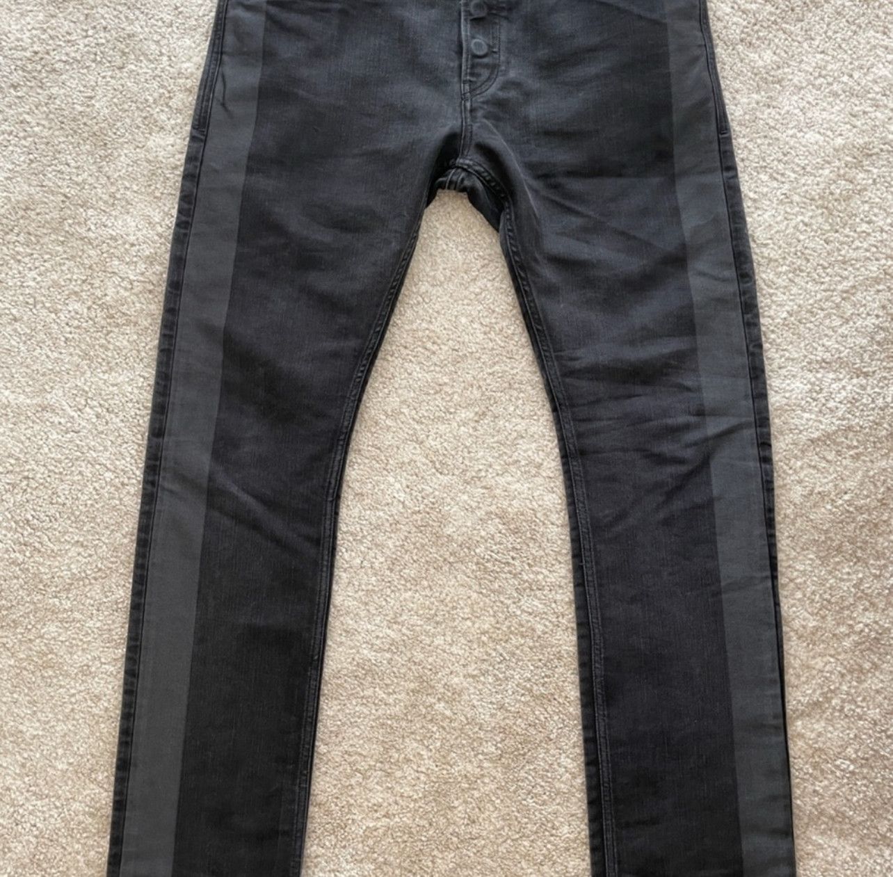 Diesel Black Gold Diesel Black Gold charcoal skinny jeans Size US 30 / EU 46 - 1 Thumbnail