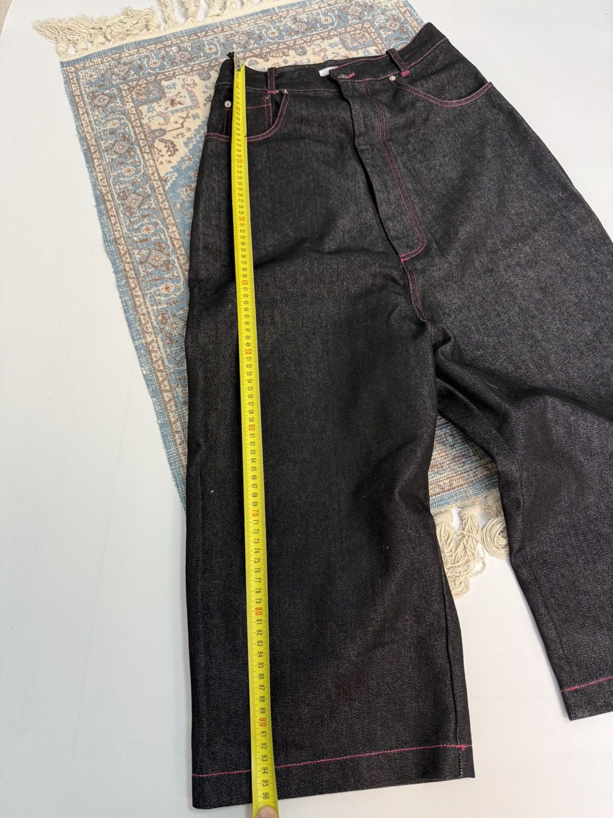 Vaquera Vaquera SS 2019 Baggy Oversized Denim Pants Size US 29 - 11 Thumbnail