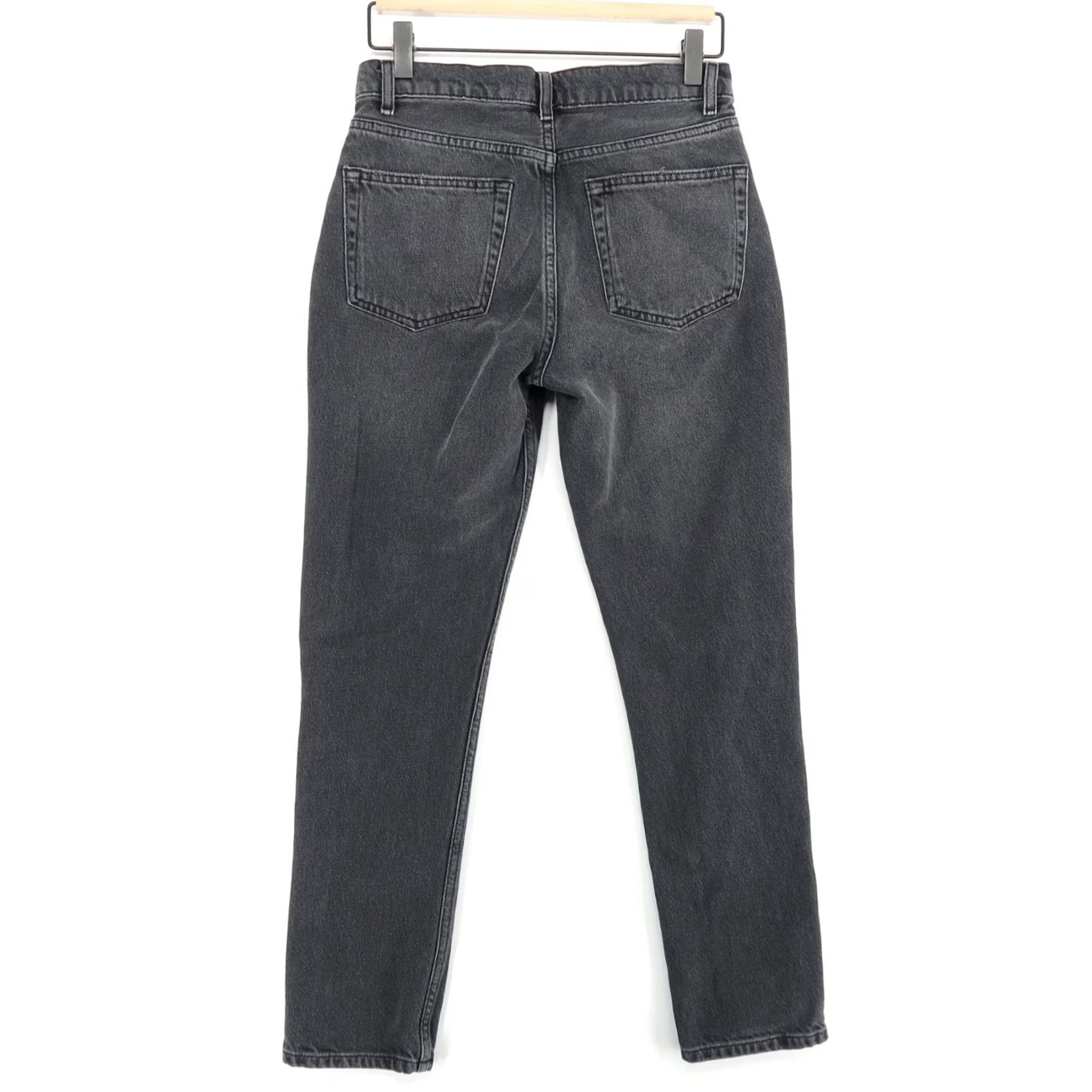 Reformation Reformation Jeans Womens 26 Monterey Washed Black Cotton Blend Denim Size 26" / US 2 / IT 38 - 2 Thumbnail