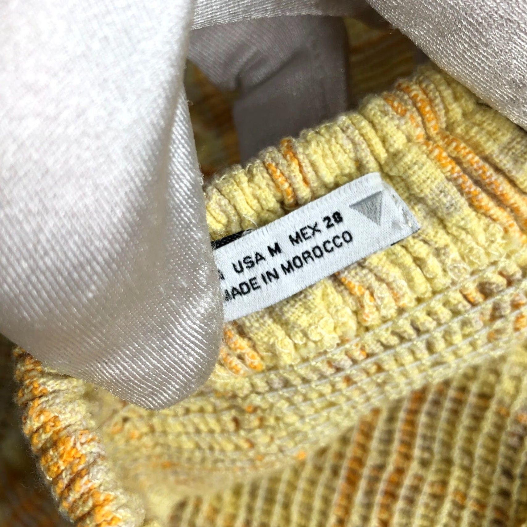 Zara Zara Cropped Cami Top Womens M Yellow Plaid Fringe Hem Smocked Spaghetti Strap Tank Cropped Bralette Slim Fit Vintage No? Size M / US 6-8 / IT 42-44 - 4 Thumbnail