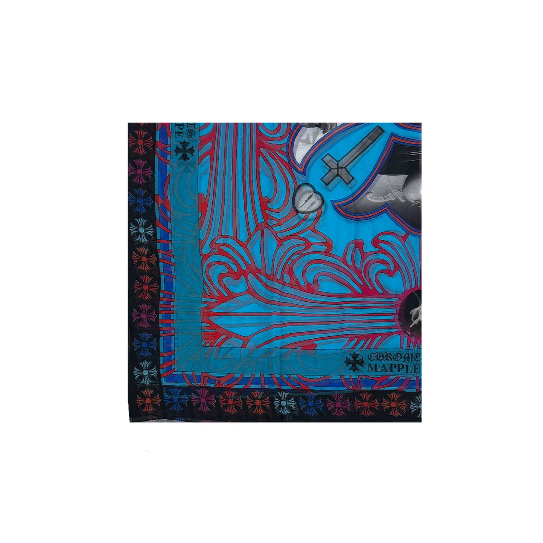 Chrome Hearts Chrome Hearts Mapplethorpe Silk Scarf Size ONE SIZE - 3 Thumbnail