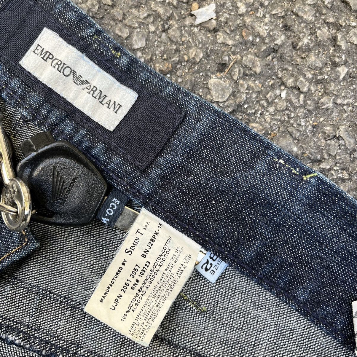 Emporio Armani Y2K Emporio Armani Eco Wash Denim Big Scorpion Baggy Jeans Size US 31 - 8 Thumbnail
